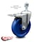 Service Caster 5 Inch Solid Polyurethane Wheel Swivel 1/2 Inch Stem Caster with Total Lock Brake SCC-TSTTL20S514-SPUS-121315 - alternate 3